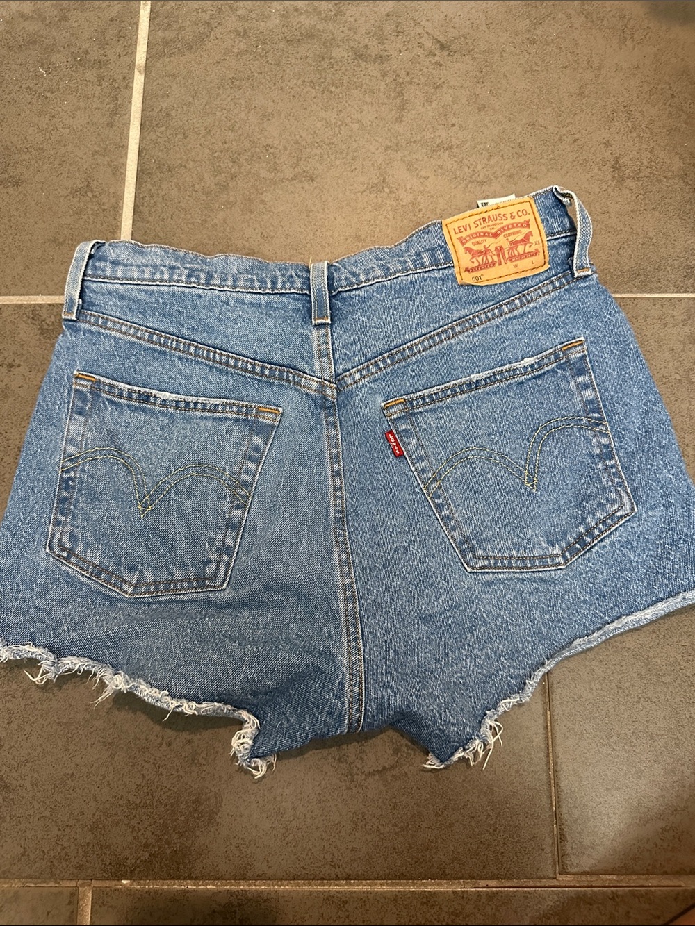 Levi’s 501 High-Rise Denim Shorts - Blue